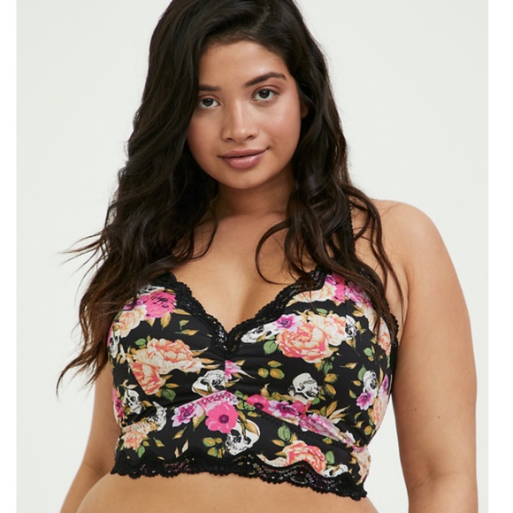 torrid Other - TORRID SKULL RACERBACK BRALETTE